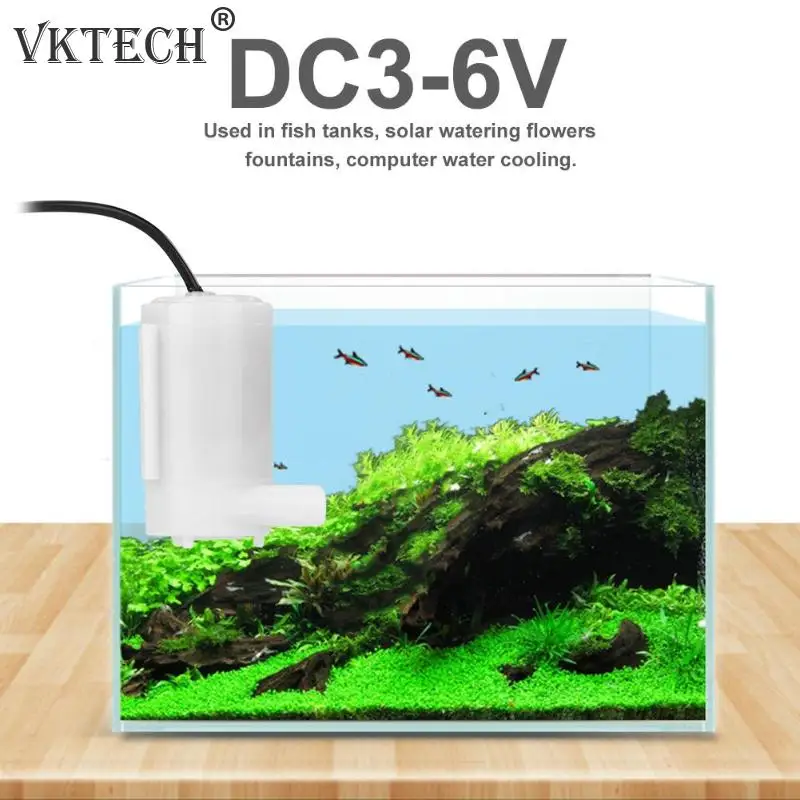 DC3-6V малошумный бесщеточный моторный насос мини микро погружной водяной насос мини погружной насос