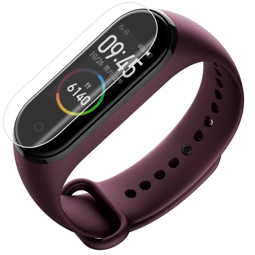 Защитная пленка для Xiaomi Mi Band 4 мягкая проницаемая защита дисплея умных часов на