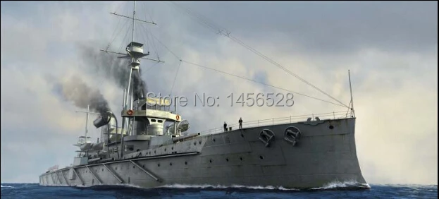 Trumpeter model plastic scale ship 1/700 06704 HMS DREADNOUGHT 1907 Assembly Model kits Modle building kit |