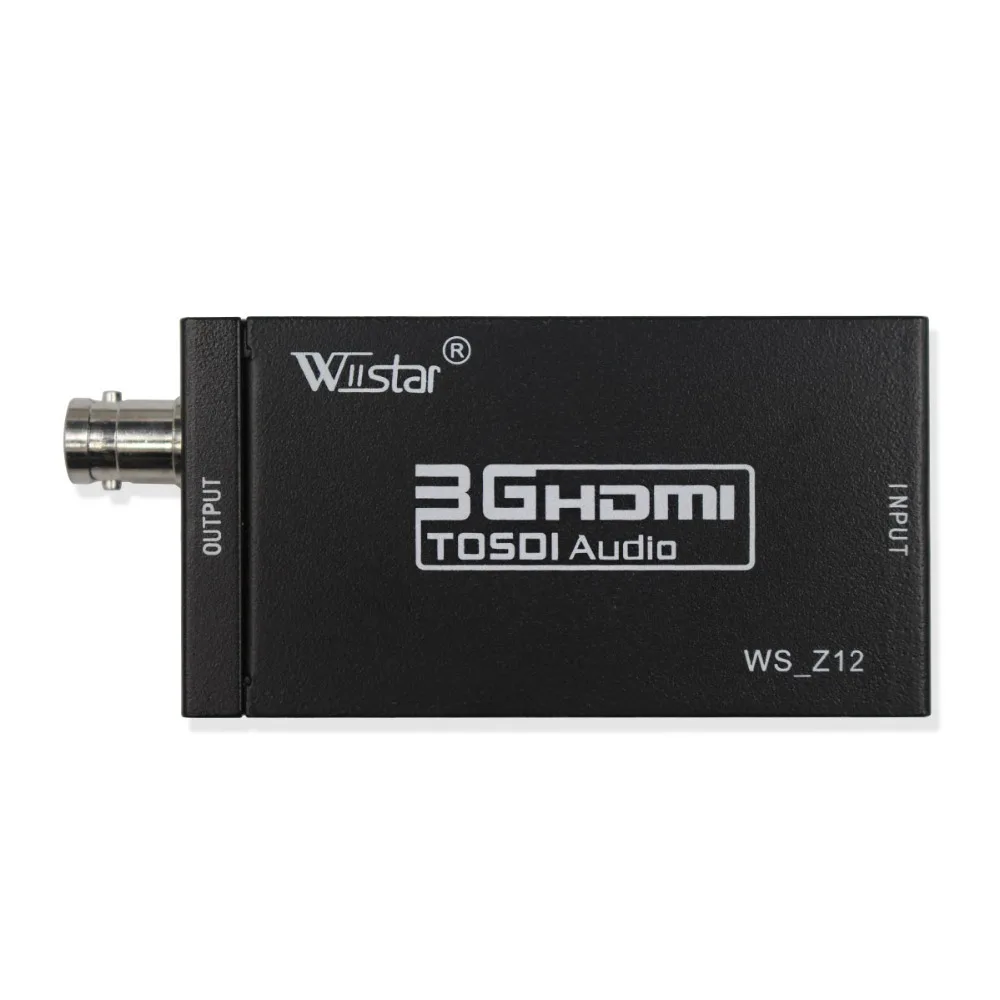 Конвертер Wiistar Mini 3G HDMI в SDI преобразователь Full HD 1080P BNC видеоконвертер с поддержкой