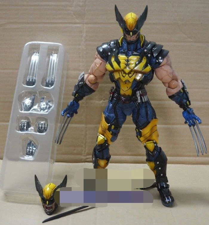 Япония вер. Play Arts Kai Росомаха фигурка игрушка X Men новая без коробки 100%