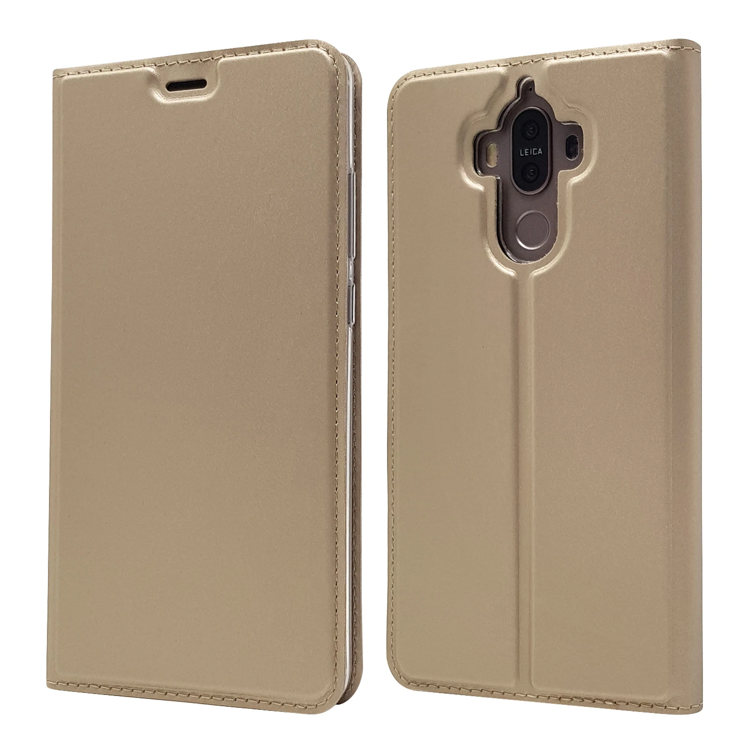 Ультратонкий матовый чехол для huawei mate 9 mate 9, чехол с магнитной адсорбцией, чехол для телефона huawei mate 9 Pro - Цвет: Gold