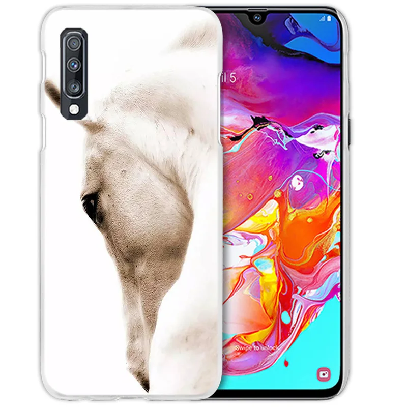Чехол с рисунком лошади для Samsung Galaxy A50 A70 A70s A20e A60 A40 A30 A20 A10 A71 A51 A9 A7 2018|Бамперы| |