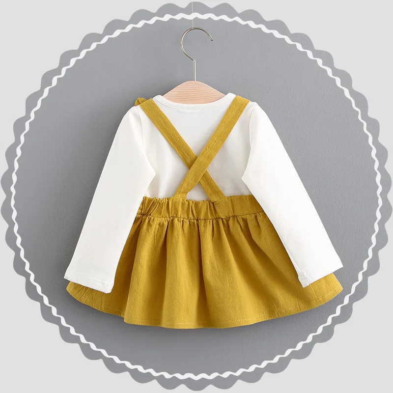 Baby Dress Girls 0-3 Years Old 2018 New Autumn Fashion Style Children Clothing Cotton A041 Infant Dresses | Детская одежда и обувь