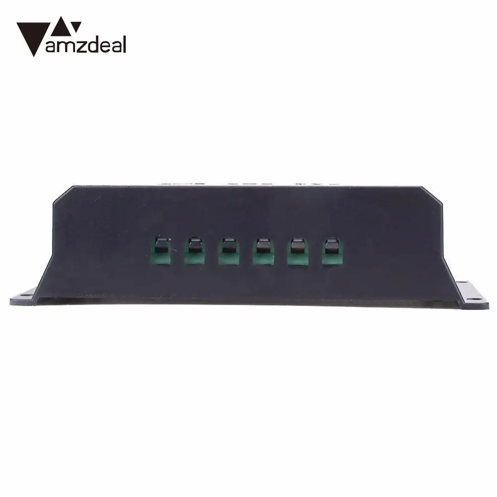 Amzdeal Профессиональный 30A 12/24 в USB LCD PWM солнечная панель система регулятор заряда