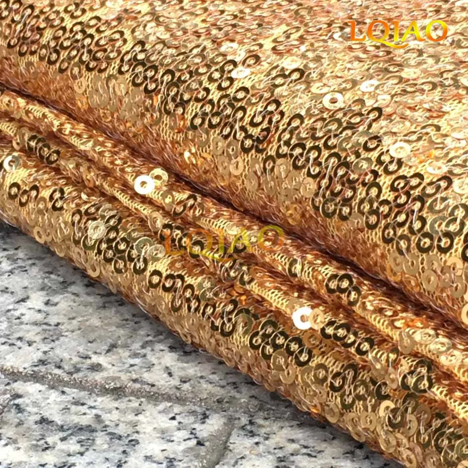 Gold Свадебная вечеринка блеск золота ковры, украшения Mariage блестящими пайетками Ковры проходу бегун 4ftx25ft(1.2 см x 750 см золото шампанское белый - Цвет: Gold