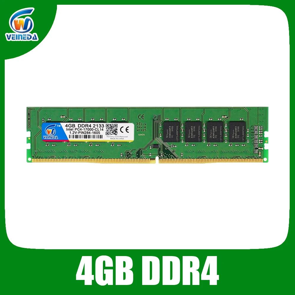 VEINEDA оперативная память ddr2 2 ГБ 800 МГц ram PC2 6400 для Intel и AMD Материнская плата совместима с 667, 533