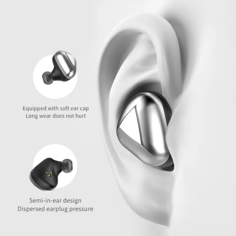 Bluetooth 5,0 беспроводные наушники TWS наушники с шумоподавлением наушники с микрофоном для мобильного телефона спортивный динамик Micro
