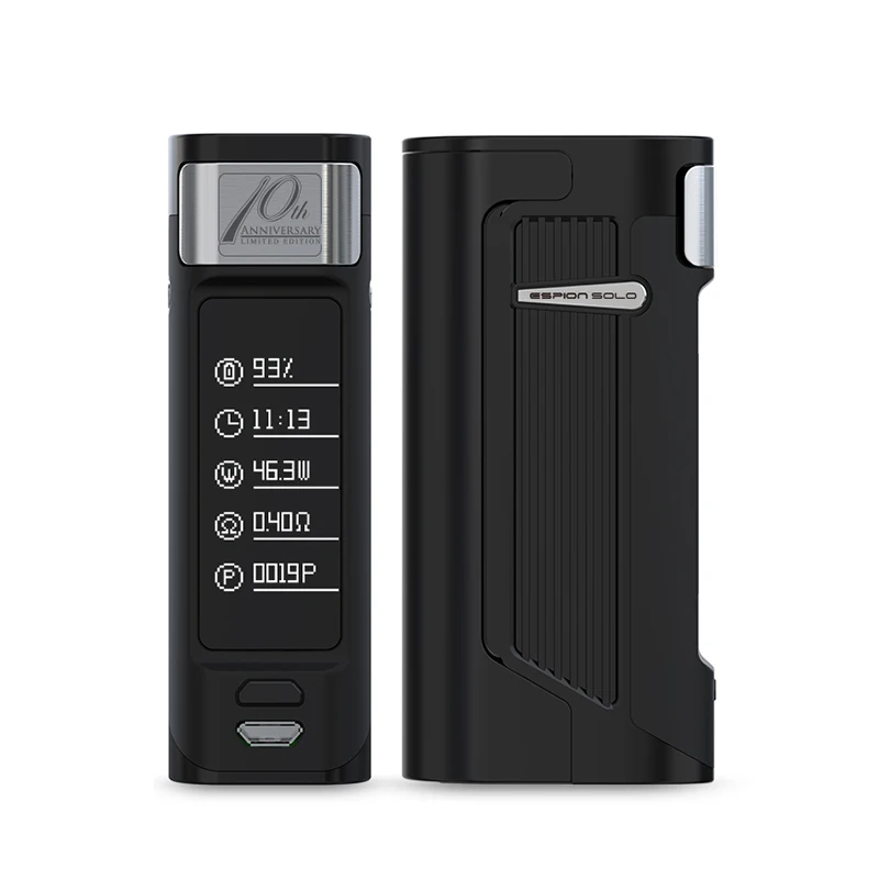 Оригинал Joyetech ESPION Solo 80 Вт коробка мод Vape подходит 18650/21700 батарея Поддержка