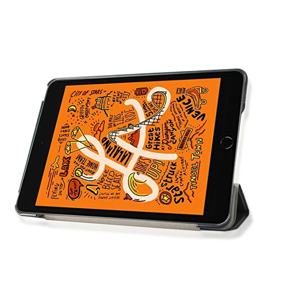 Чехол для iPad Mini 5 поколения 2019 funda Tablet smart Case A2133/A2124/A2125/A2126 и 4 A1538 A1550|Чехлы планшетов