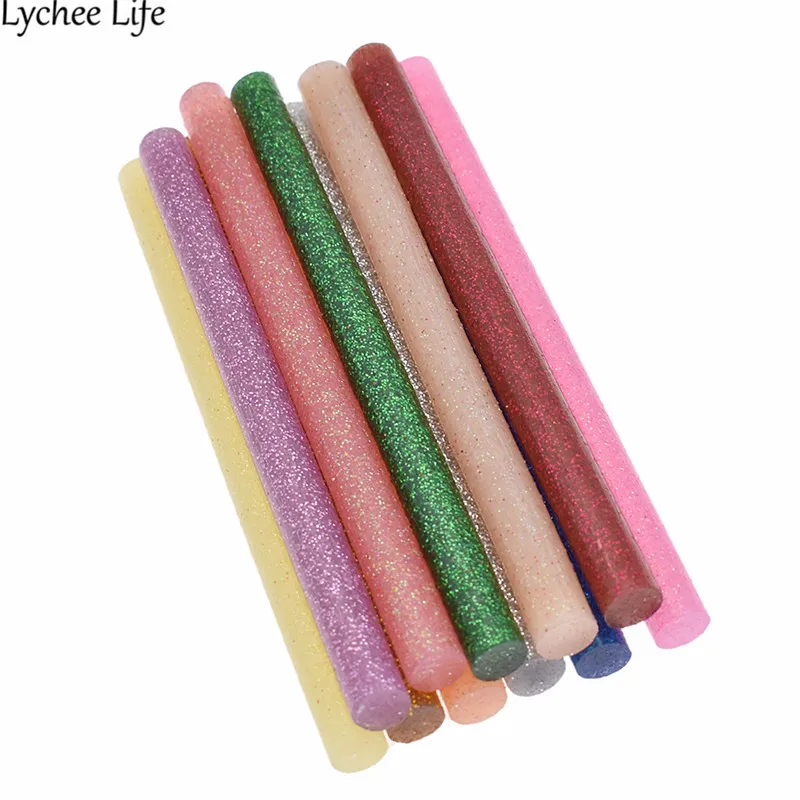 Lychee 60 шт. красочный термоплавкий клеевой пистолет мини для 7 мм палочек DIY ручной