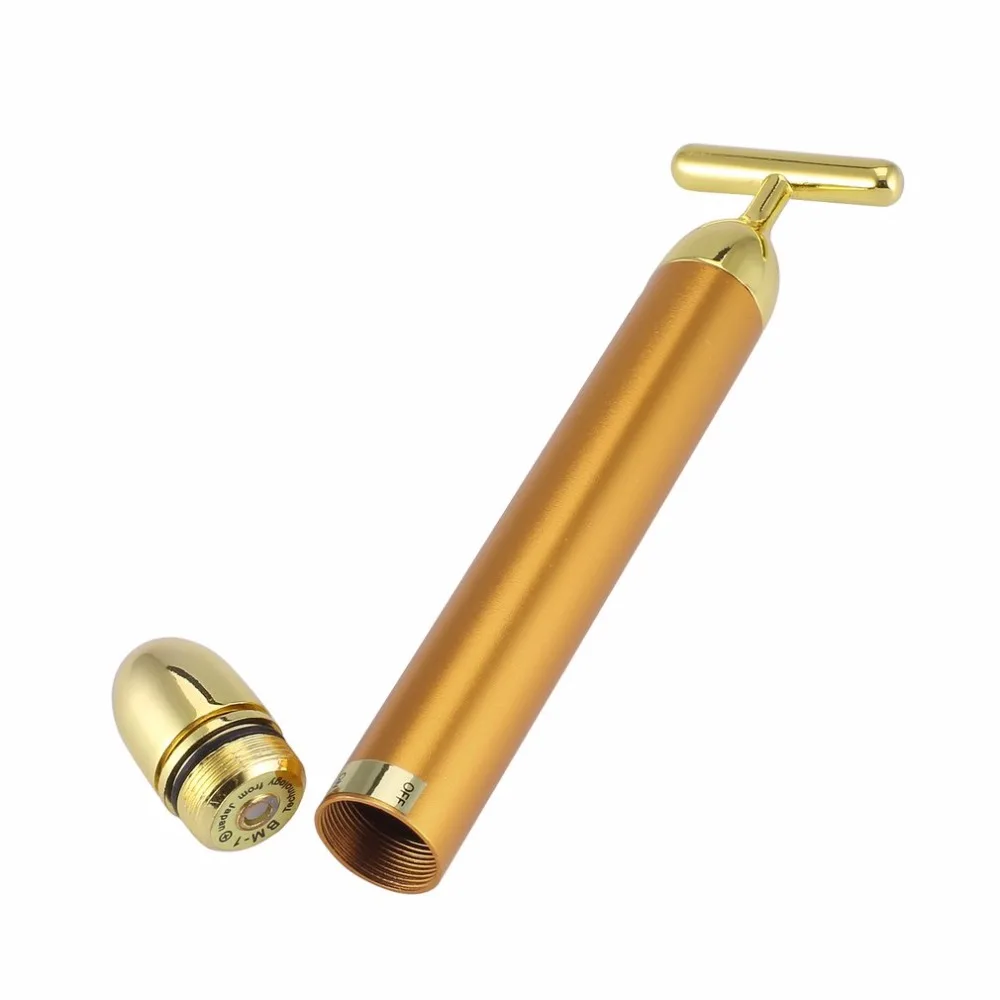 

Small Size Beauty Face Lift Tool T Shape Facial Beauty Vibration Massager Energy Vibrating Bar Firming Tighten Skin Care Tool