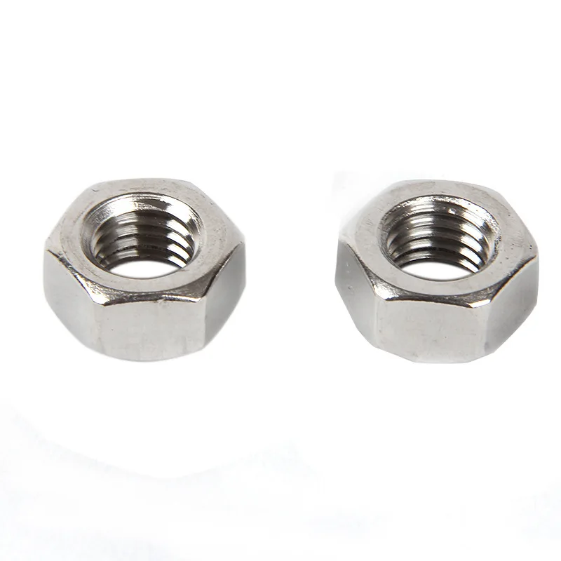 100PCS-M10/M12/M14/M16 DIN934 A2-70 304 Нержавеющая Сталь шестиугольная гайка/винтовая крышка