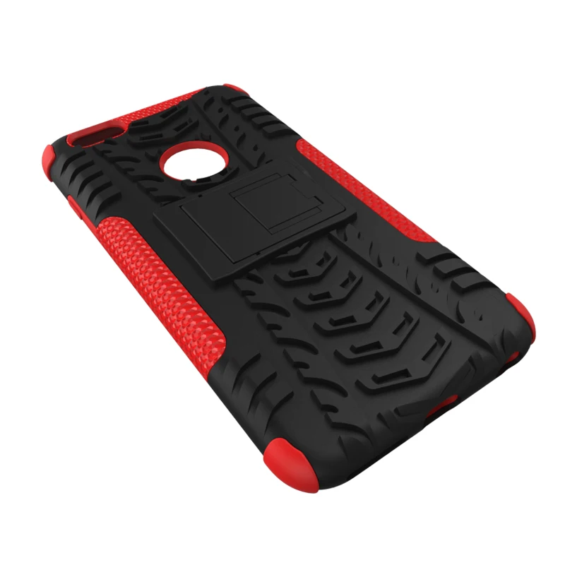 TPU Plastic Dual Layers Heavy Duty Hard Soft Hybrid Rugged Protective Case with Foldable Kickstand For iPhone 6 Plus 6s |