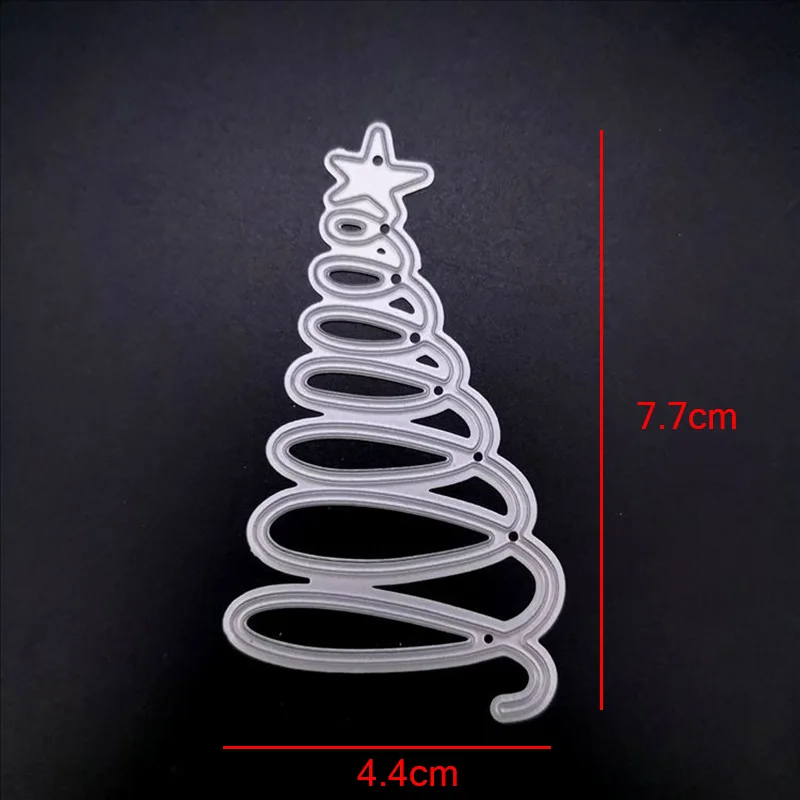 Новинка 2019 штампы в виде рождественской елки звезды металлические трафареты