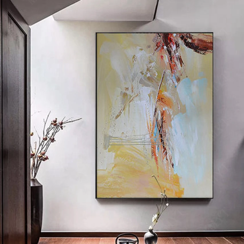 

Free Shipping Home Crafts Handmade Abstract Canvas Oil Painting Dropshipping For Home Decor Hot Sale Paints