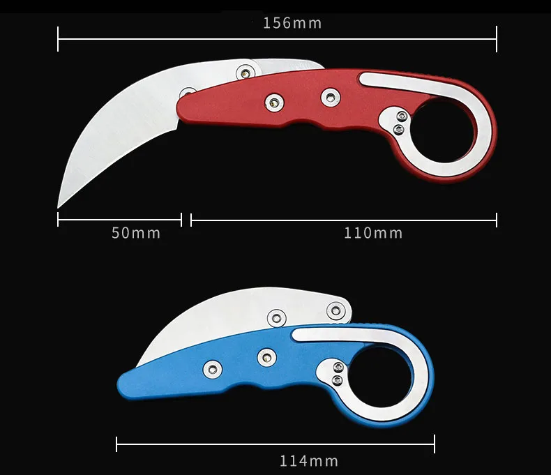 Механический складной нож Karambit CS GO коготь нож выживания кольцо нож карманный тактический инструмент мини EDC инструмент