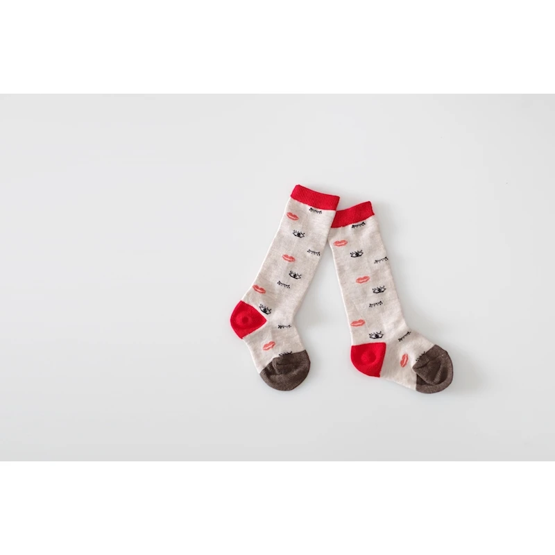 Зимние теплые От 0 до 6 лет Детские 100% хлопок гетры мультфильм моды Обувь для