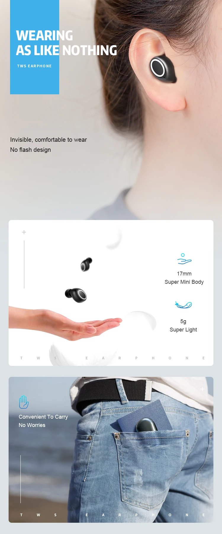 3D стерео Bluetooth V5.0 наушники-вкладыши TWS с Беспроводной вкладыши зарядный чехол для DEXP Ixion E345 Jet E350 душа 3