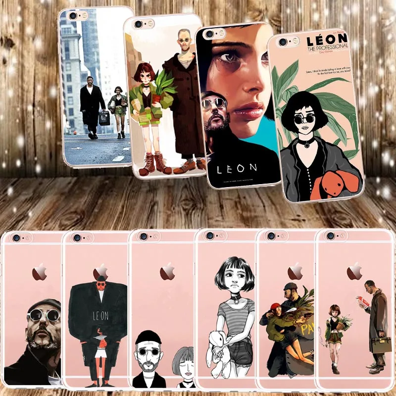 Чехол для телефона Movie Leon And Mathilda iPhone X 5S SE 6 6S 7 8 Plus мягкий силиконовый чехол из ТПУ