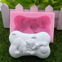 dog design soap molds handmade silicone molds for soap resin crafts silicone mold chocolate cake baking tools