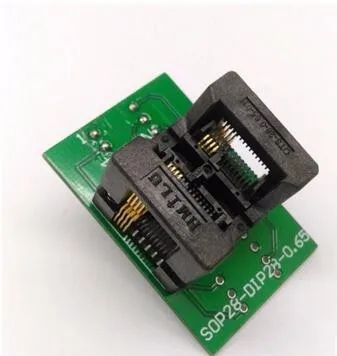 100 pcs lot shrapnel ots28-0.65-01 8PIN pitch 0.65mm programming blocks | Электронные компоненты и принадлежности
