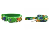 bohemia style chihuahua nylon puppy collar leash s l size supply pet collar lead soft nylon comfortable dog lead collar