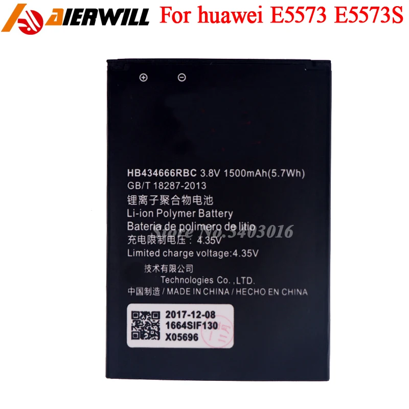 Аккумулятор HB434666RBC для huawei E5573 E5573S зеркальный аккумулятор аккумулятор|battery for