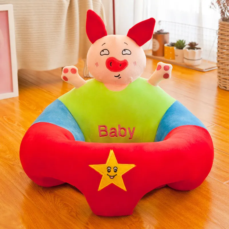 Плюшевая ткань детские сиденья Диван дети Bean мешок игрушки без хлопковый ПП наполнитель материал только крышка