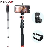 kingjoy official selfie stick monopod action video camera tripod for phone smartphone universal for gopro camera iphone samsung