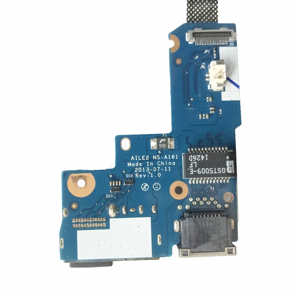 Для Lenovo Thinkpad E540 DC Power In Jack Port LAN плата кабеля NS A161 DC02C003D00|Компьютерные кабели и