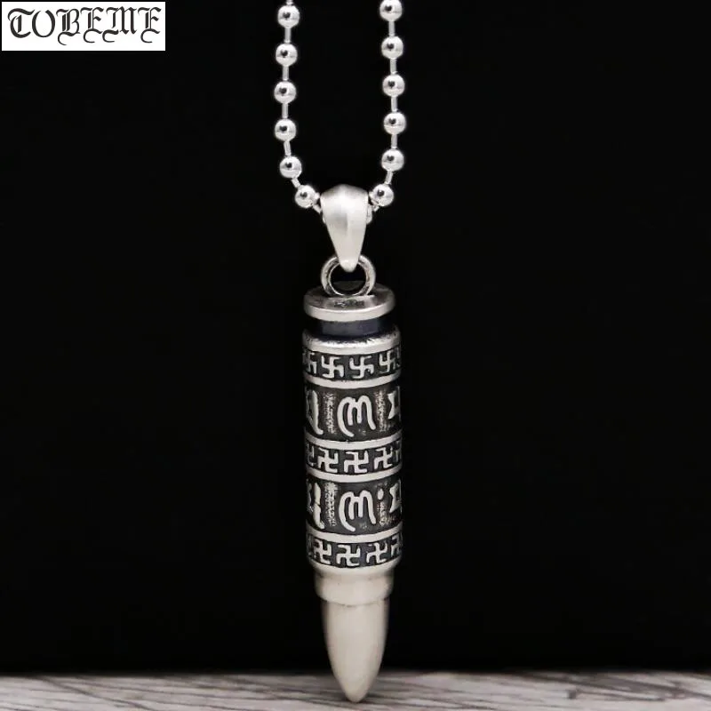 Кулон ручной работы 999 Серебряный Тибетский ОМ МАНИ ПАДМЕ винтажный кулон из