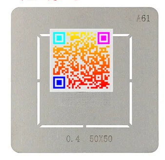 2 шт./лот BGA Reball Трафареты 0,4 50x50 A61