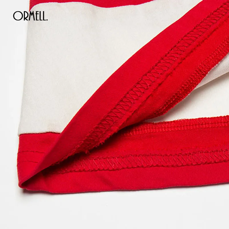 Ormell Высокая талия плиссированные юбки для девочек Винтаж однотонные красные Цвет элегантный Миди-юбки Для женщин Faldas SAIA плюс Размеры дамы Юп