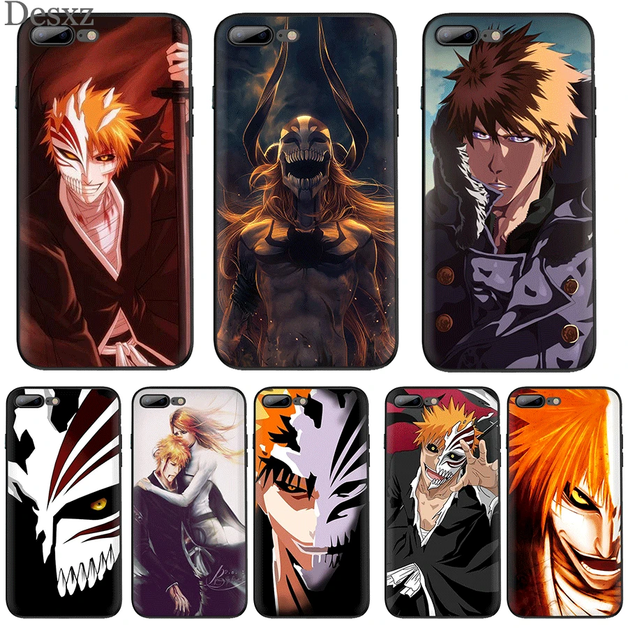 Чехол для мобильного телефона TPU iPhone 7 8 6 6S Plus 11 Pro X XS Max 5 5S SE XR Bleach Ichigo полый корпус