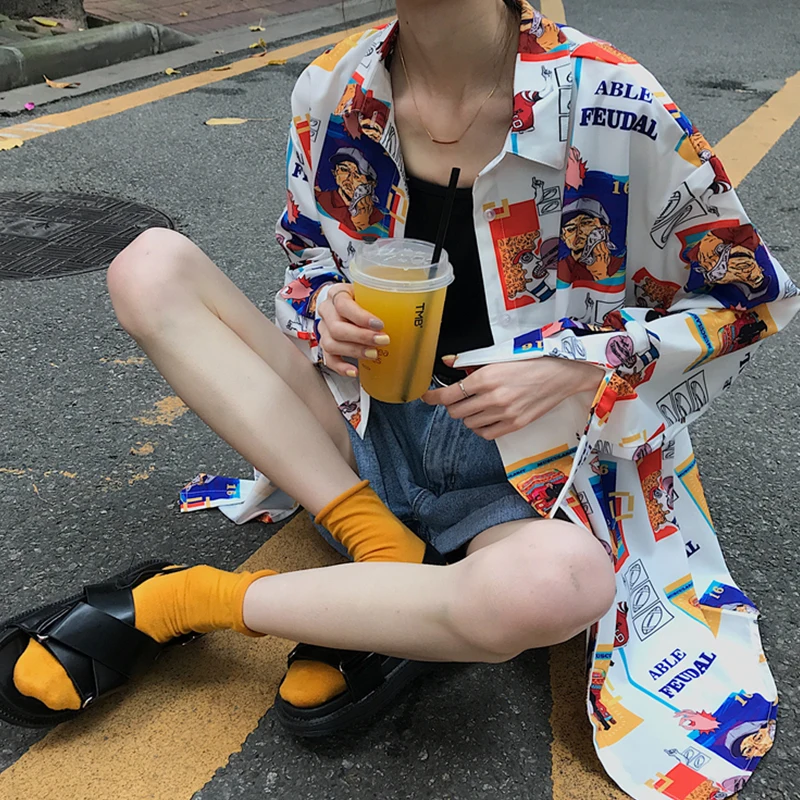 2019 Новое поступление женской одежды летняя Корейская версия Ulzzang свободная