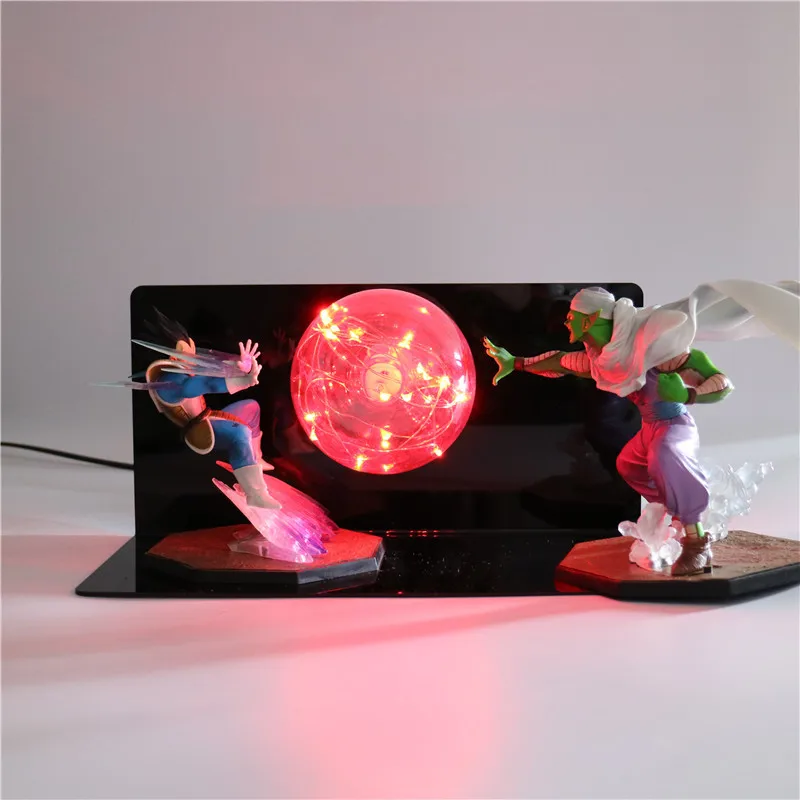Dragon Ball Саян маленьких светодиодный ночник фигурки DIY Коллекционная аниме модель