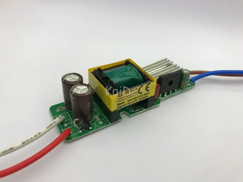 5 шт. изоляция 36 Вт AC85-277V светодиодный драйвер 10-18x3W 600mA DC30-60V светодиодный, блок питания постоянный ток Светодиодный лампа