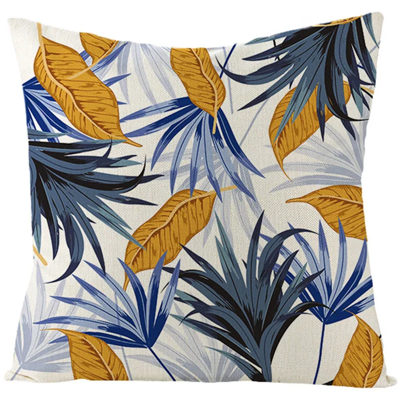 Fuwatacch наволочка с тропическими пальмовыми листьями зеленый ананас домашний