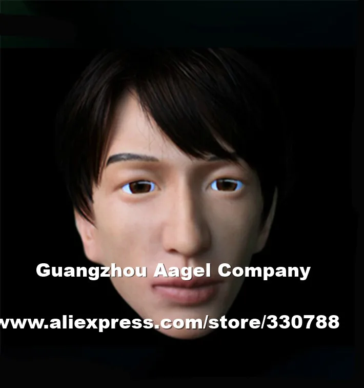 [SH 21] Высококачественная Реалистичная силиконовая маска для лица маски вечеринок