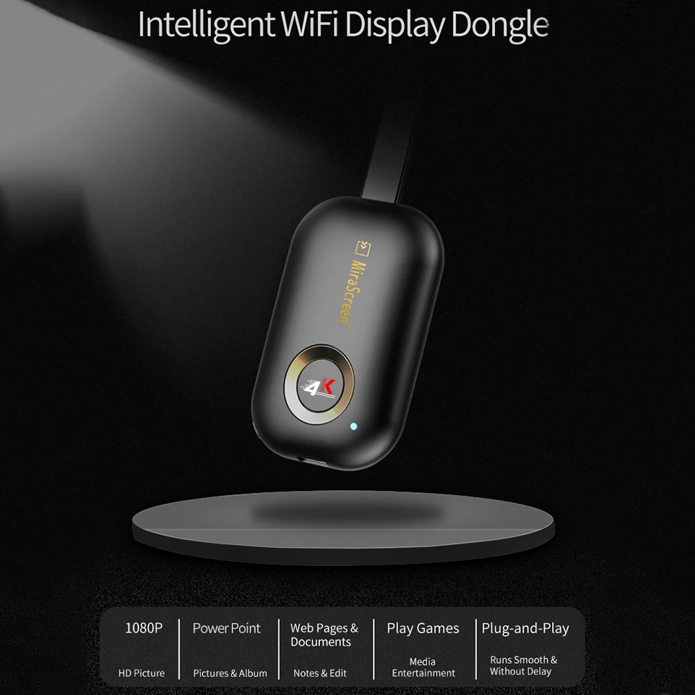Mirascreen G9 Plus 2,4G/5,0G 4K беспроводной HDMI Wifi дисплей ключ зеркальное зеркало Miracast Airplay DLNA приемник для Android iOS