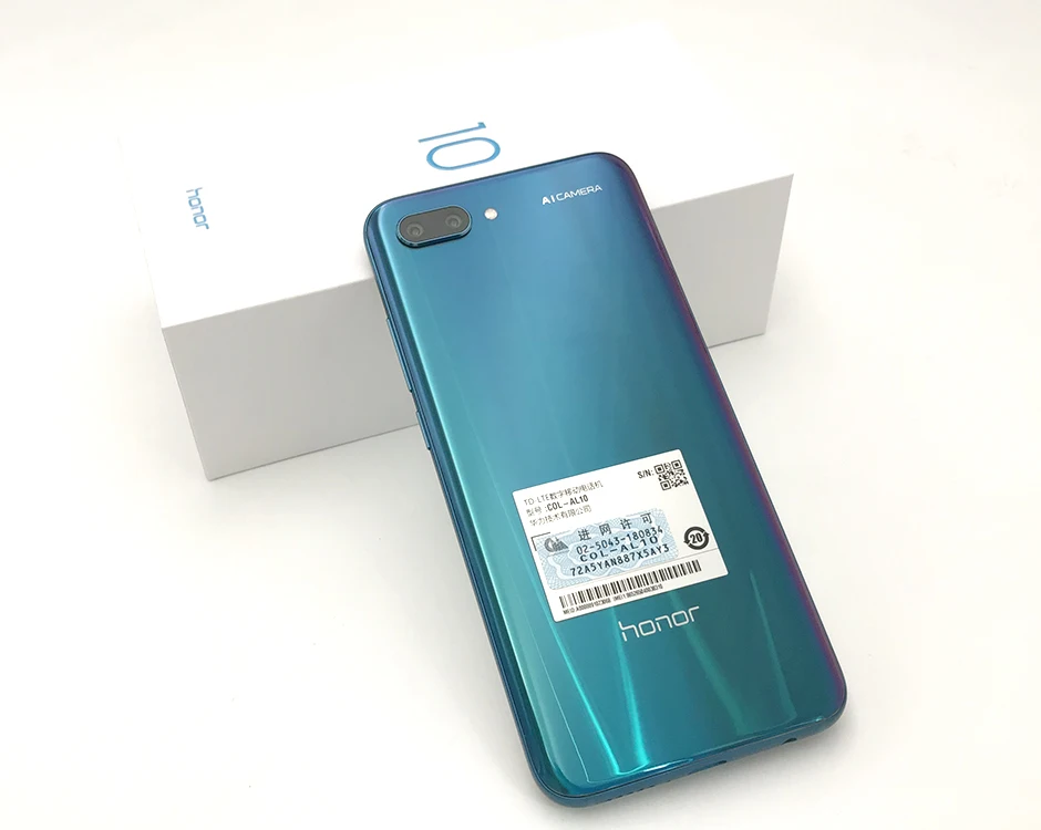 Honor 10 Мобильный телефон honor 10 19:9 полный экран 5,84 дюймов AI камера Восьмиядерный отпечаток пальца ID NFC android 8,1