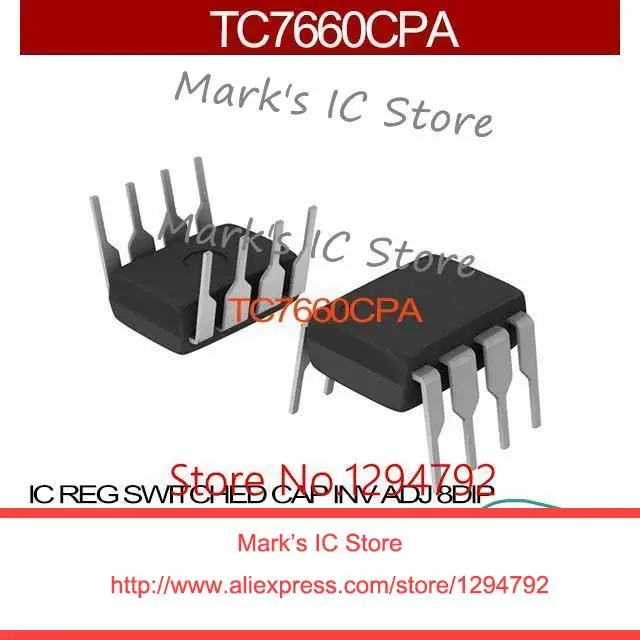Tc7660cpa IC REG включается CAP инв т состоянии ADJ 8DIP TC7660CP 7660 TC7660 7660C TC766 7660CP|adj|adj lighting |