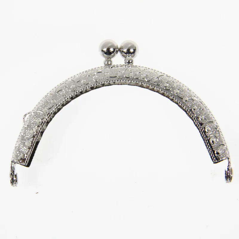 Сделай Сам шесть цветов решетка мини поцелуй застежка кошелек с цветочным узором