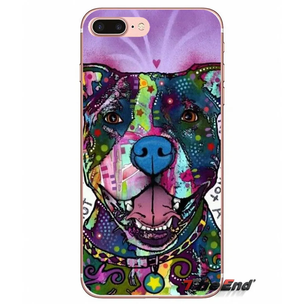 Щенок Pitbull собак картина силиконовый чехол для sony Xperia Z Z1 Z2 Z3 Z5 компактный M2 M4 M5 E3 T3