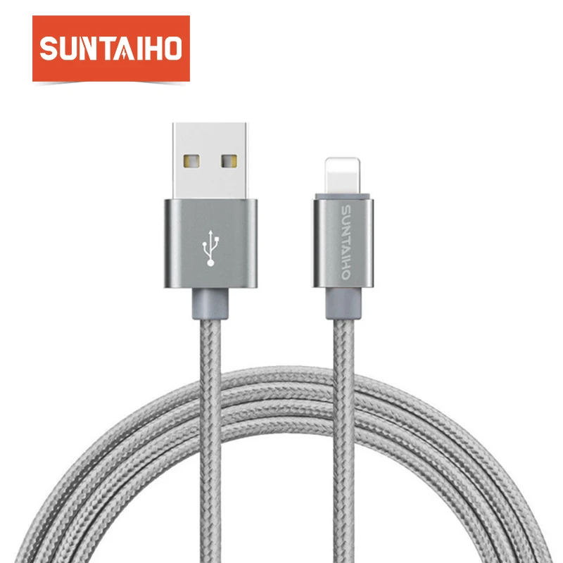 Suntaiho USB кабель для iPhone Xs Max Xr X 8 7 6 6s Plus 5 5S iPad Быстрая зарядка кабель зарядное устройство для мобильного телефона для iPhone шнур для передачи данных