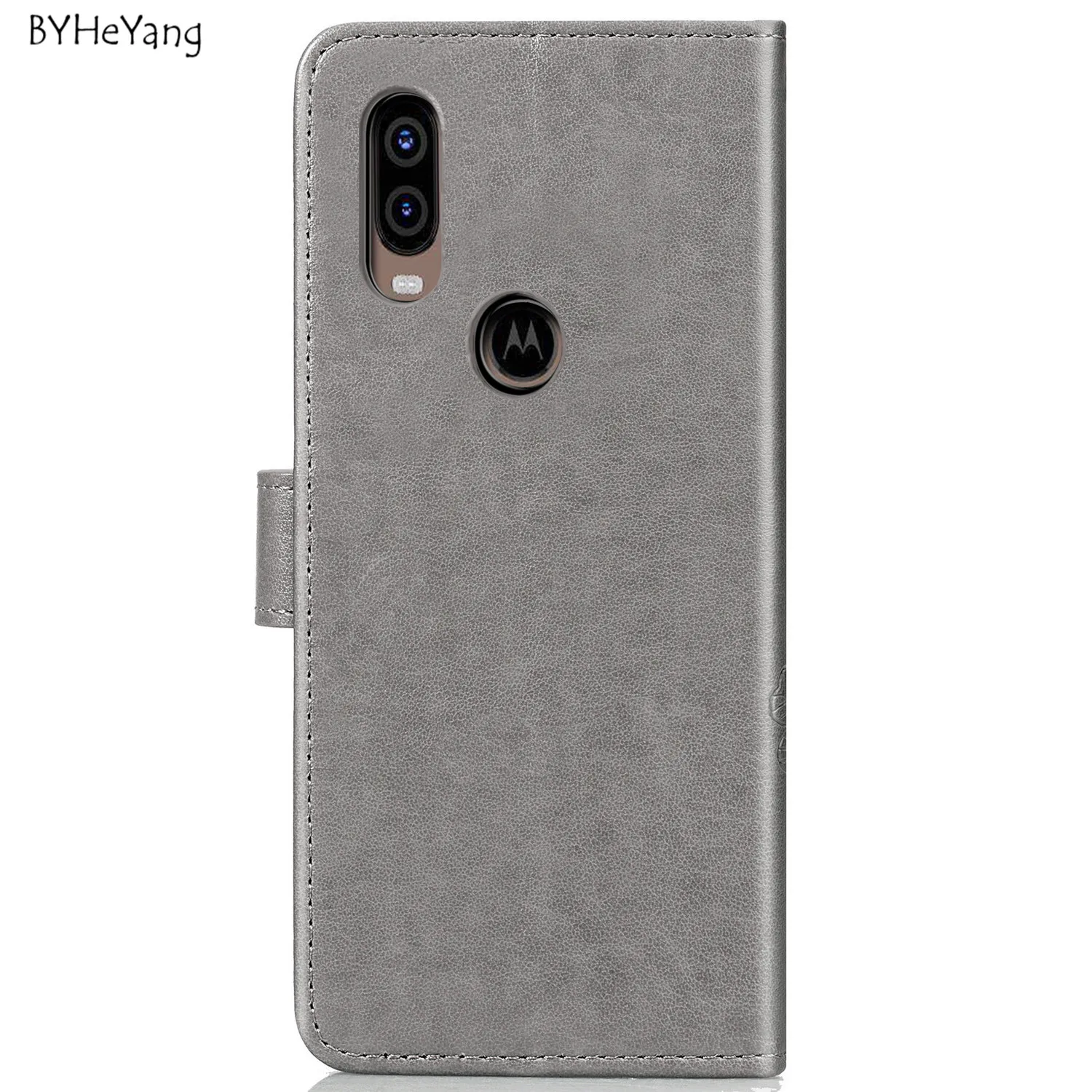 Для Motorola One Vision чехол для телефона из искусственной кожи защитный чехол для Moto One Vision OneVision 6," Чехол