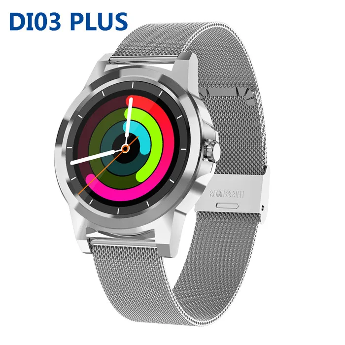 milanese silver Diggro DI03 плюс Смарт часы Bluetooth водонепроницаемый монитор сердечного ритма во время сна шагомер 320 мАч умные часы с дополнительный ремень - Цвет: milanese silver