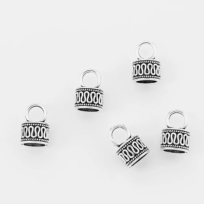 Заглушки для бусин 20 шт. стопоры круглых кожаных шнурков 7 мм фурнитура