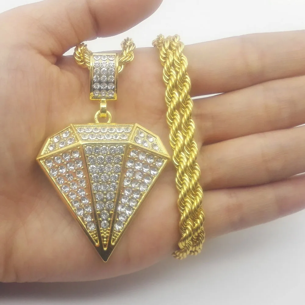 Новинка года модные ювелирные изделия для мужчин Iced out хип хоп Ожерелье Подвеска N541
